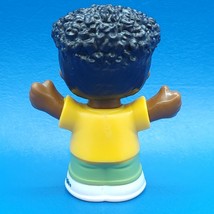 Fisher Price Little People African American Boy Figure Yellow Dinosaur S... - $9.00