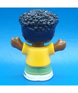 Fisher Price Little People African American Boy Figure Yellow Dinosaur S... - £7.06 GBP
