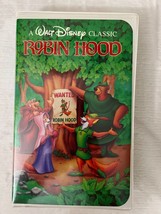 Walt Disney&#39;s Classic Robin Hood (VHS, 1991) Rare Collectible Black Diamond - £6.19 GBP