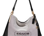 Coach Badge Jacquard Dalton 31 Shoulder Bag ~NWT~ Black C9078 - $245.52