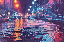 Digital Wall Art - Title: Sparkling Night - $85.47 MXN