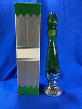 Avon - Vintage - Empire Green Bud Vase - Imperial Garden - Full Bottle W... - £8.17 GBP