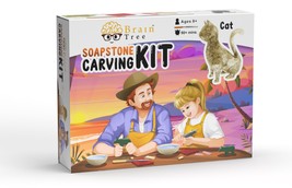 Brain Tree Soapstone Carving Kit-Cat - £49.40 GBP