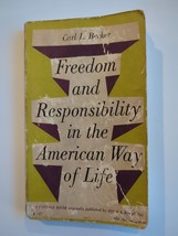 Freedom and Responsibility in the American Way of Life Becker Vintage Books 1955 - £17.41 GBP