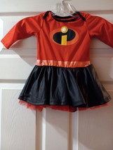 Disney Pixar Incredibles 2 Baby Dress Size 6 to 12 Months - £12.67 GBP