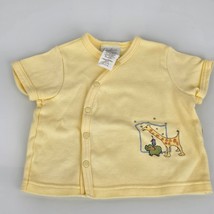 Vintage Carters John Lennon Wrap Snap T Shirt Giraffe Elephant Bird Unisex 3-6 - $19.79