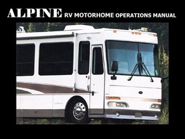WESTERN RV ALPINE MOTORHOME MANUALS - 310pg  with Operations Service &amp; R... - $24.74