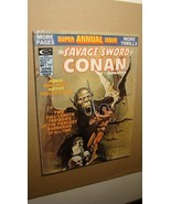 SAVAGE SWORD OF CONAN SUPER ANNUAL 1 *NICE* KULL VS THULSA DOOM - $36.40 CAD