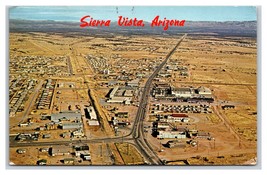 Birds Eye View Sierra Vista Arizona AZ Chrome Postcard Y11 - £3.61 GBP