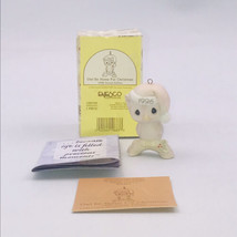 1996 Precious Moments Ornament Owl Be Home For Christmas 128708 Annual Edition - £9.74 GBP