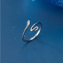 Authentic 100% 925 Sterling Silver Lovely Snake Adjustable Ring - FAST SHIPPING! - £12.78 GBP