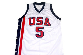 Jason Kidd #5 Team USA New Men Basketball Jersey White Any Size - £28.03 GBP