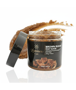 Luminous Care Brown Sugar Body Scrub | Sea Salt & Walnut Exfoliating 200g - $24.95