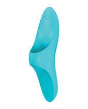 Satisfyer Teaser Finger Vibrator - Light Blue - £49.62 GBP