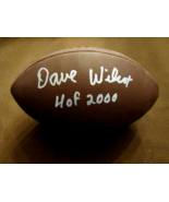 DAVE WILCOX HOF 2000 SAN FRANCISCO LB SIGNED AUTO WILSON NFL FOOTBALL SC... - £118.54 GBP