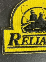 Reliance Embroidered Patch Unused  Rod Angler Lure 3 3/4&quot; x 2 7/8&quot; Vintage - £3.94 GBP