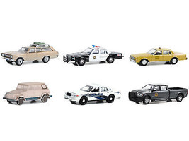 Hollywood Series Set of 6 Pcs Release 39 1/64 Diecast Cars Greenlight - £50.49 GBP