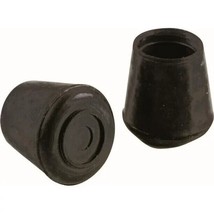 Furniture Leg Tip, Rubber, Round, Black (2-PACK) Shepherd Hardware 9226 - $18.21 MXN