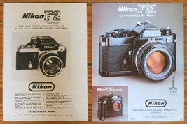 Nikon f2 FM Ads 1970s Vintage Advertising Prints Photography camara Came... - £4.50 GBP