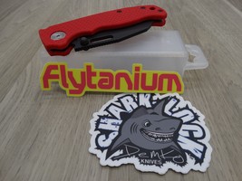 Andrew Demko AD20.5 Shark Lock Folding Knife 3.2&quot; AUS10A Black DLC / Flytanium - £252.30 GBP