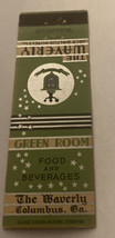 Vintage Matchbook Cover Matchcover Green Room At Waverly Columbus GA - £2.47 GBP