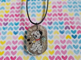 Dalmatian Dog Charm Bundle, including resin charm, necklace, mini flashl... - $11.00