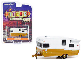 Shasta Airflyte Travel Trailer Butterscotch White Hitched Homes Series 1... - $18.35