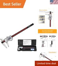 Stainless Steel 8-Inch Digital Caliper with Large LCD &amp; 4 Measurement Modes - $75.12