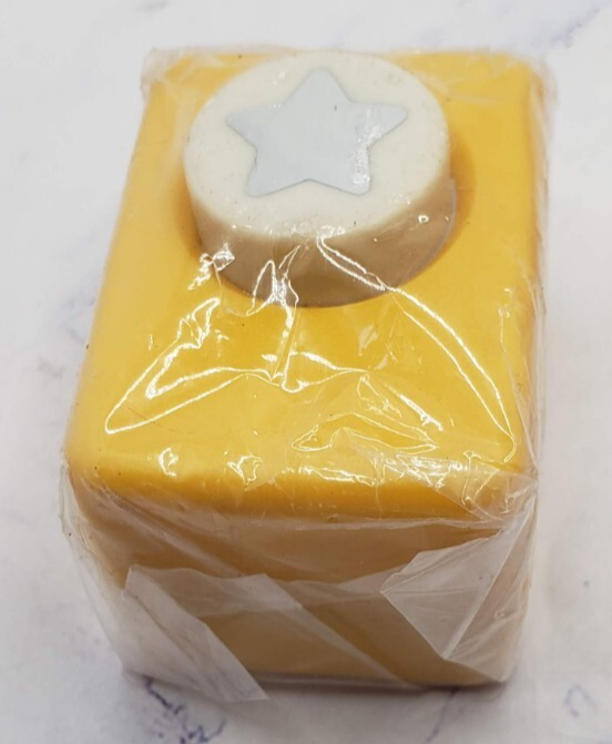 Paper Punch Star Yellow Arts and Craft Scrapbooking - $5.93