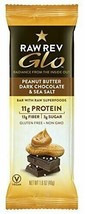 Raw Rev Glo Vegan Gluten-Free Protein Bars - Peanut Butter Dark Chocolate &amp; S... - $38.46