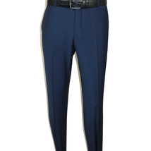 Men Suit BERLUSCONI Turkey Italian Wool 180's Single Breasted K442-12 Navy image 10