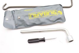 03-08 SUBARU FORESTER SPARE TIRE EMERGENCY JACK TOOL KIT E1803 image 6