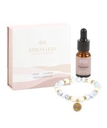 Stress Less Howlite Crystal Essential Oil Bracelet - $25.67