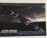Attack Of The Clones Star Wars Trading Card #22 Landing At Coruscant - $1.97