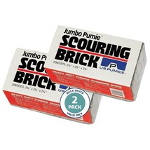 Us Pumice Jumbo Pumie Scouring Brick For Large Surface Cleaning, Removes Lime, S - $33.99