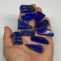 100.2g,1.1&quot;-1.5&quot;, 10pcs, Natural Lapis Lazuli Tumbled Stone @Afghanistan, B30241 - £9.55 GBP
