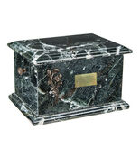 Onyx Adult Cremation Casket Funeral Ashes urn Unique Stone Memorial  Cas... - $3,471.82 MXN+