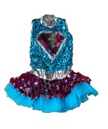 Weissman Girls&#39; Superhero Sequin Dance Costume Small - $32.91 CAD