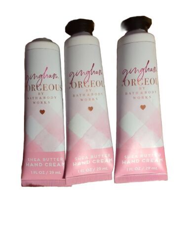 GINGHAM GORGEOUS Hand Cream 1 oz Bath & Body Works 3 Tubes - £16.66 GBP