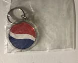 Pepsi Cola Keychain Blue Red and White J1 - $4.94