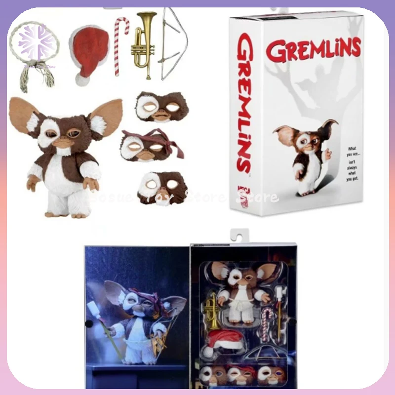 Neca Ultimate Gizmo Anime Figure Christmas Version Movable Eye Gremlins ... - £35.76 GBP+