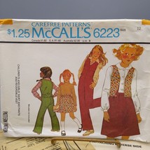 Vintage Sewing PATTERN McCalls 6223, Carefree 1978 Childrens Skirt and Pants - £13.92 GBP