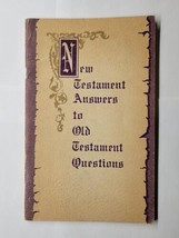 New Testament Answers To Old Testament Questions Vintage Booklet - £11.86 GBP
