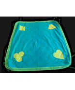 Vintage Game Card Table Cover Fabric Shamrock Heart Diamond Spade Poker ... - $55.74