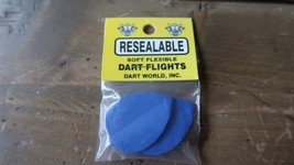 3 NEW Vintage Dart Flights Blue - $2.96