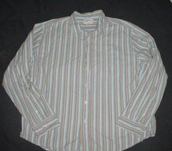 Aeropostale Cotton blue stripe  long sleeve shirt sz XL - £2.38 GBP