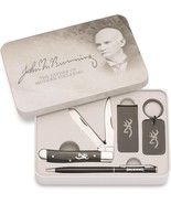 John Browning Gentleman&#39;s Knife Set w/Keychain, Money Clip &amp; Pen in Gift... - $526.50 MXN