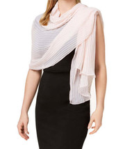 Betsey Johnson Womens Solid Georgette Pleated Evening Wrap Size One Size, Blush - £22.13 GBP