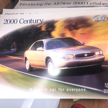 2000 Buick CENTURY Dealer Poster Board Sign Wall Display 22x30 - £20.68 GBP