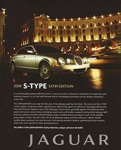 2008 Jaguar S-TYPE SATIN EDITION sales brochure sheet 08 FINAL - £4.70 GBP